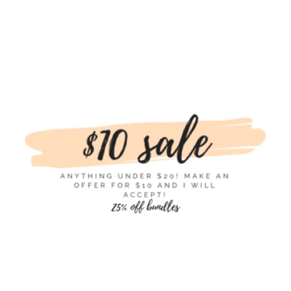 $10 sale TOPS/SWEATERS only